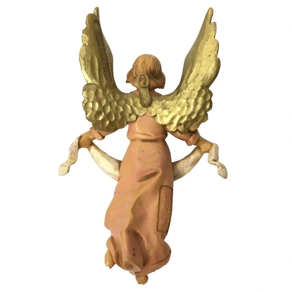 VINTAGE 80s Fontanini Nativity Figurine Angel Gloria 13 Depose Italy 1983